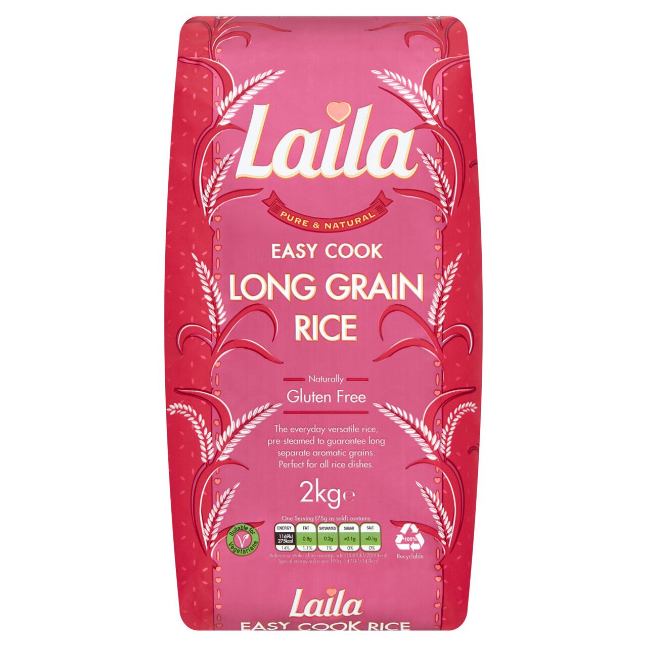 Laila Pudding Rice Laila Easy Cook Rice 2kg – DesiMe