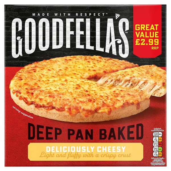 Goodfellas Deep Pan Cheese Pizza 421g