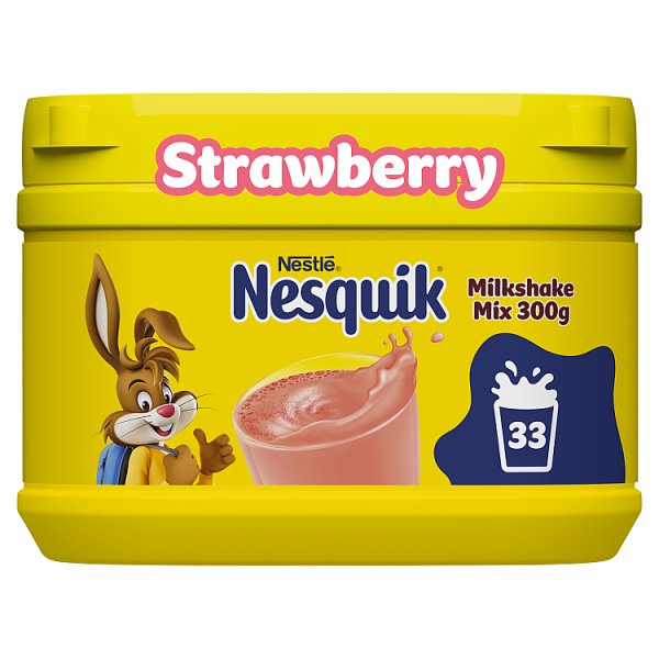 Nesquik Strawberry Milkshake Mix 300g - DesiMe