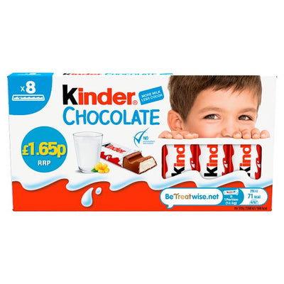 Kinder Chocolate 8s