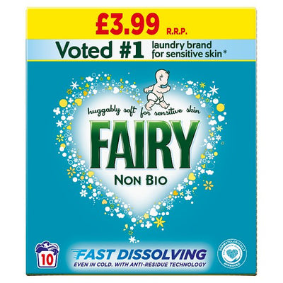 Fairy Non Bio Powder Sensitive Skin 10W 600g