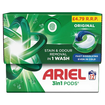 Ariel All in 1 Pods Washing Liquid Capsules 12s