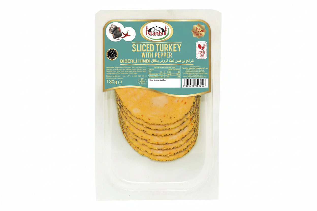 Istanbul Sliced Turkey With Pepper 130g