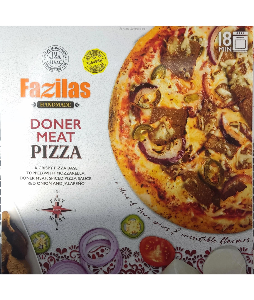 Fazilas Donner Meat Pizza 10inch - DesiMe