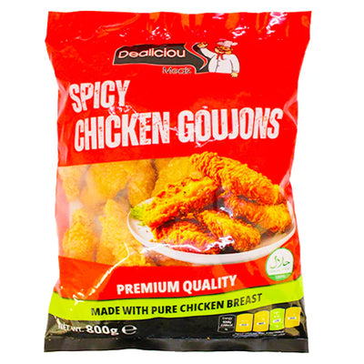 Dealicious Spicy Chicken Goujons 800g