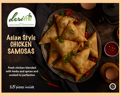 DesiMe 30 Asian Style Chicken Samosas