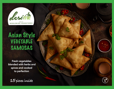 DesiMe 15 Asian Style Vegetable Samosas