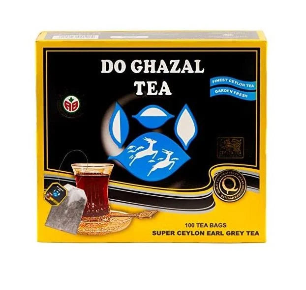 Do Ghazal Super Ceylon Earl Grey Tea 100 bags 200g