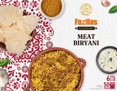 Fazilas Meat Biryani 350g - DesiMe