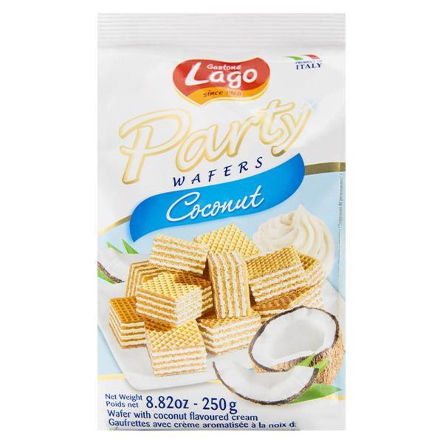 Lago Coconut Party Wafers 250g - DesiMe