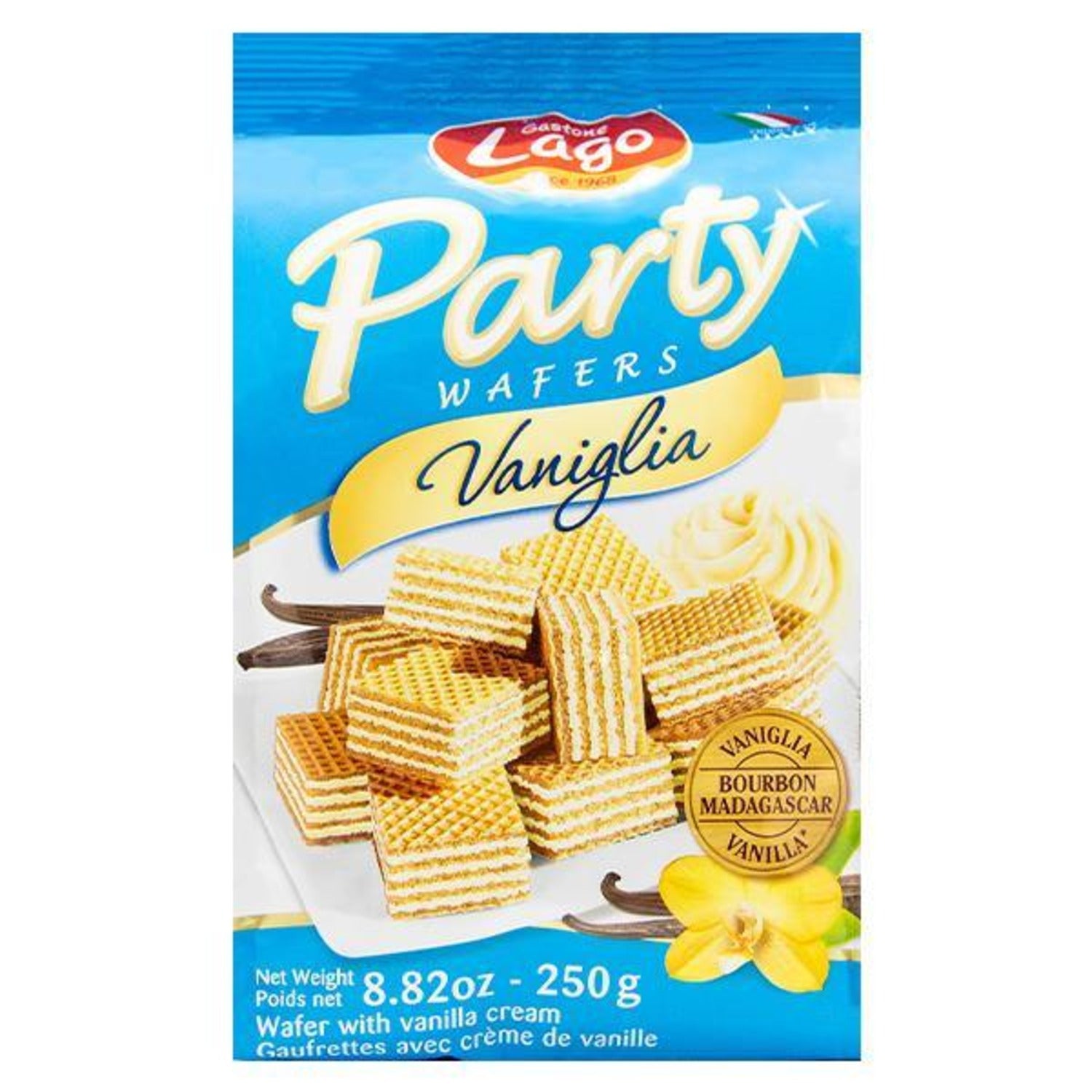 Lago Vanilla Party Wafers 250g - DesiMe