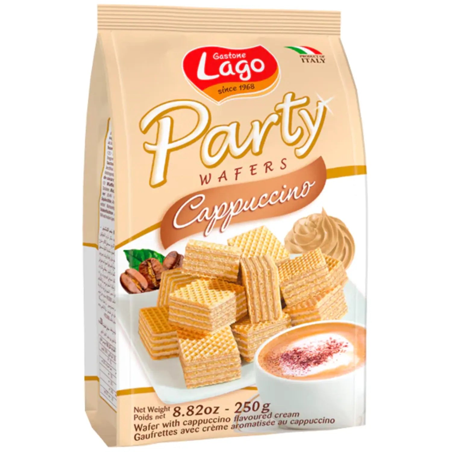 Lago Cappuccino Party Wafers 250g - DesiMe