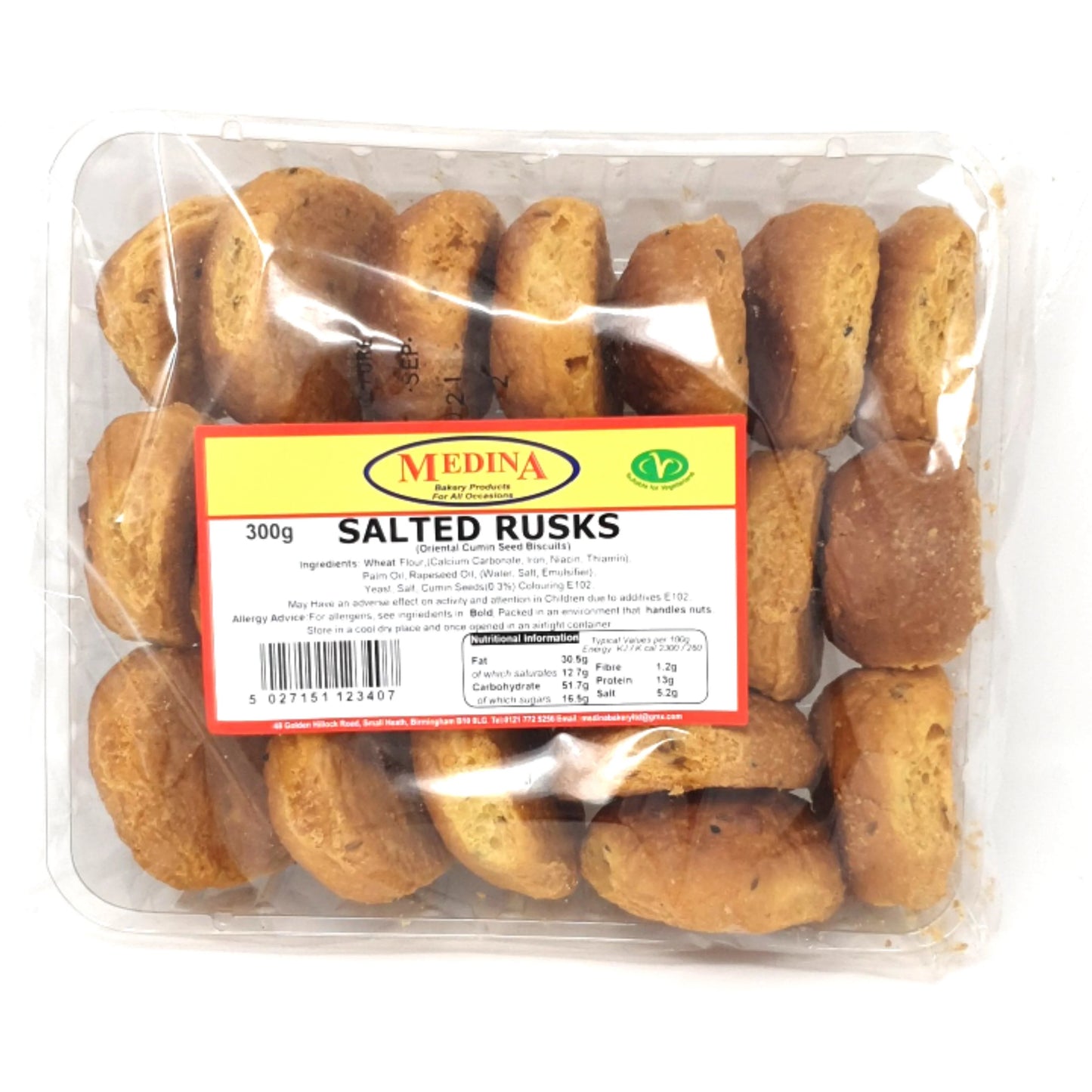 Medina Salted Rusks 300g - DesiMe