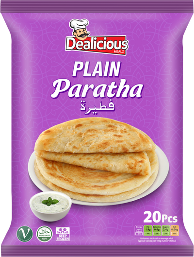 Dealicious Mealz Plain Paratha 20pk