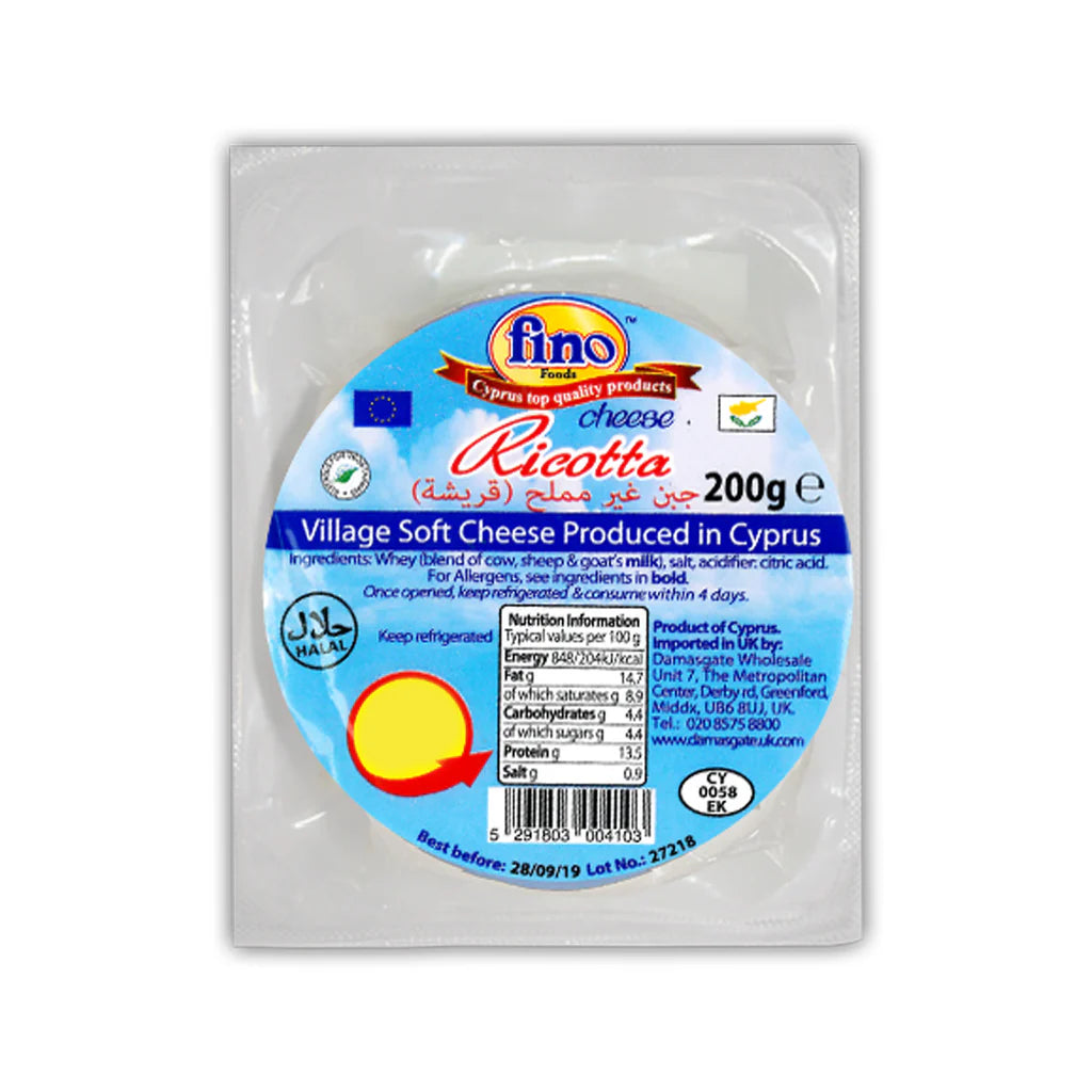 Fino Ricotta Cheese 200g - DesiMe