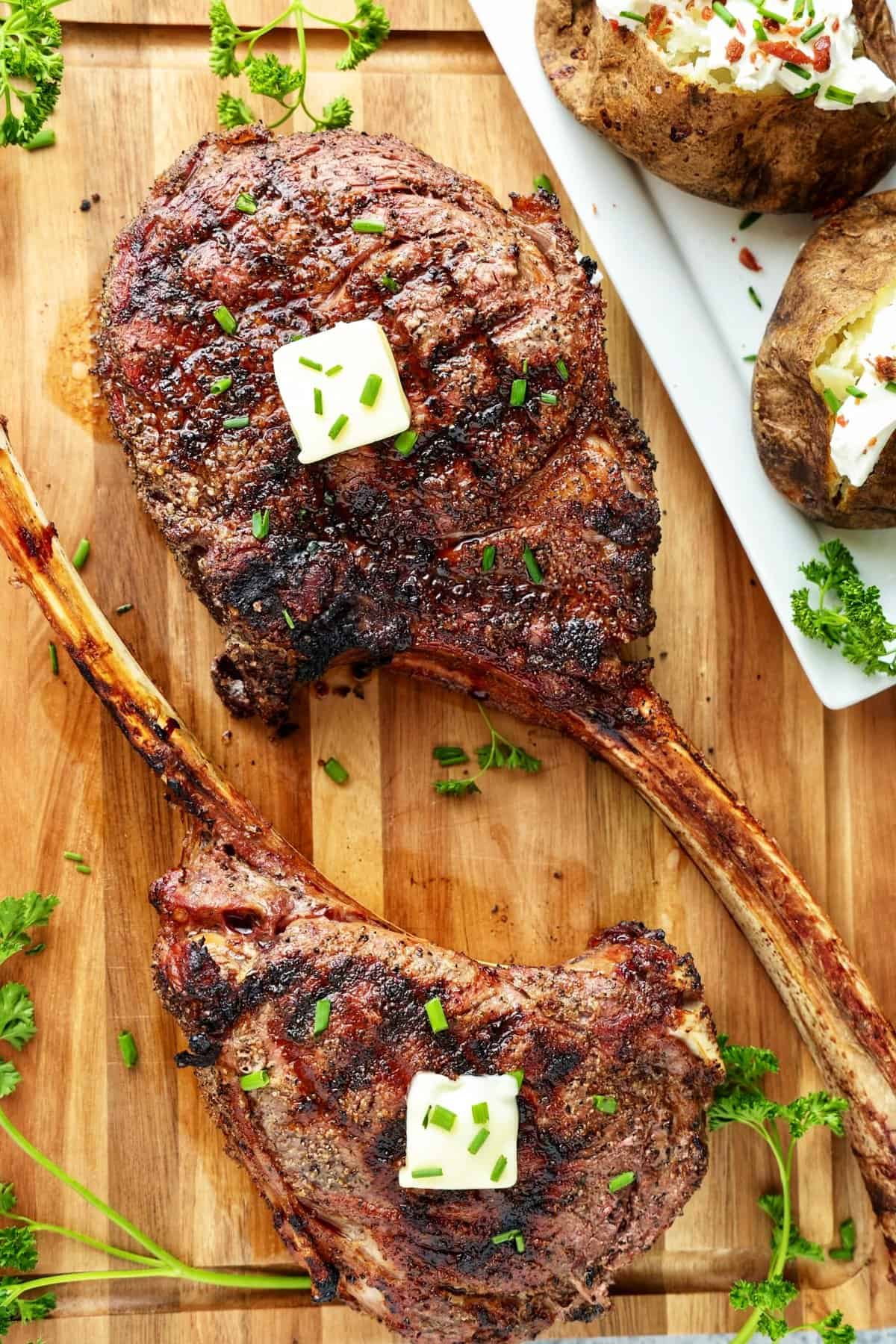 Halal Wagyu Beef Tomahawk Steak BMS 7+ Diamond Graded 1kg-1.3kg