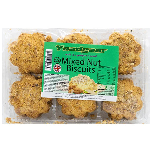 Yaadgaar Mixed Nut Biscuits 200g - DesiMe