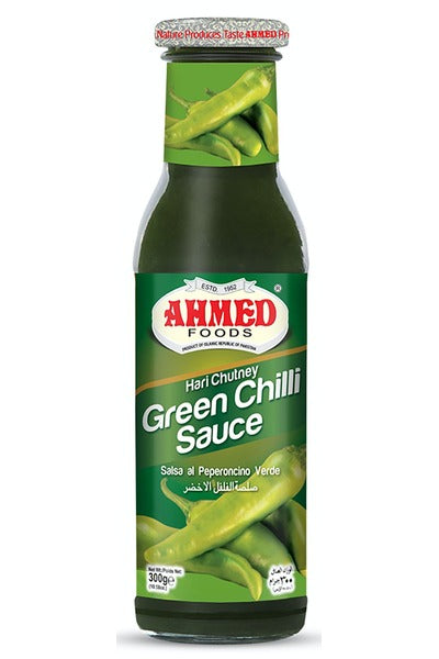 Ahmed Hari Chutney Green Chilli Sauce 300g