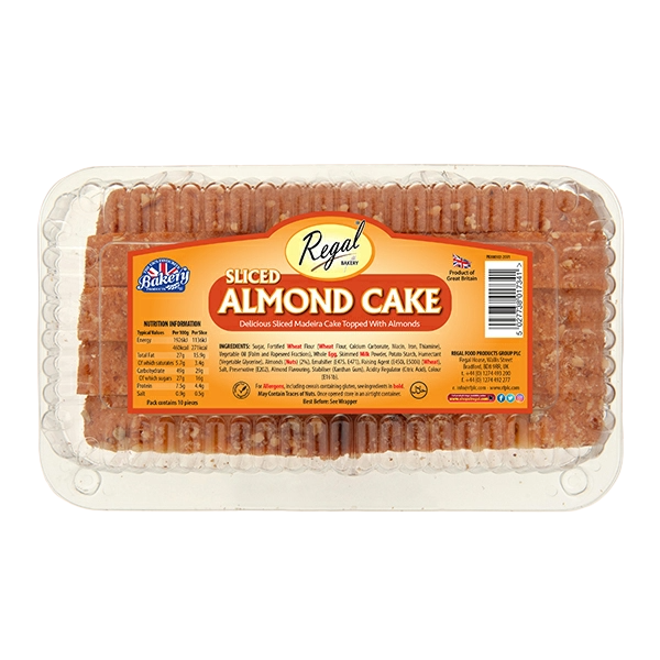Regal Sliced Almond Cake 450g