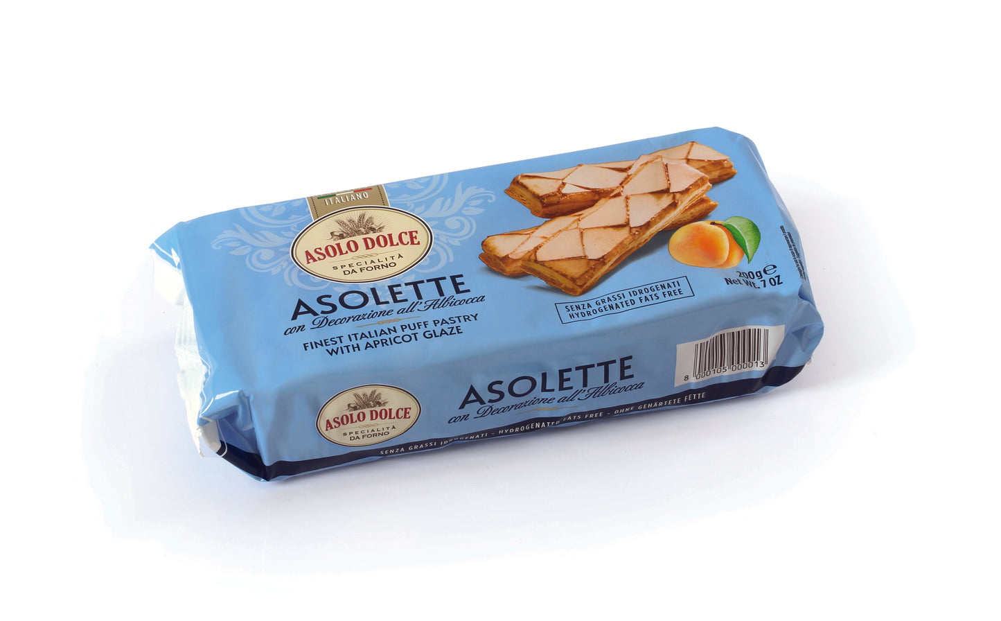 Asolo Dolce Asolette Apricot Puff Pastry 200g