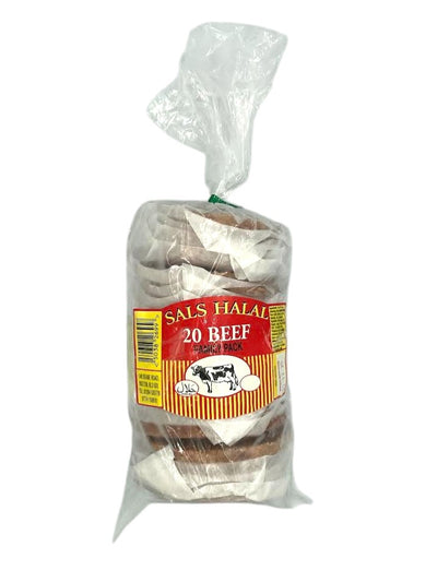 Sals Halal 20 Beef Burgers Family Pack - DesiMe