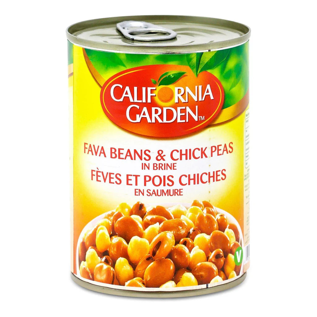 California Gardens Fava Beans & Chickpeas 400g