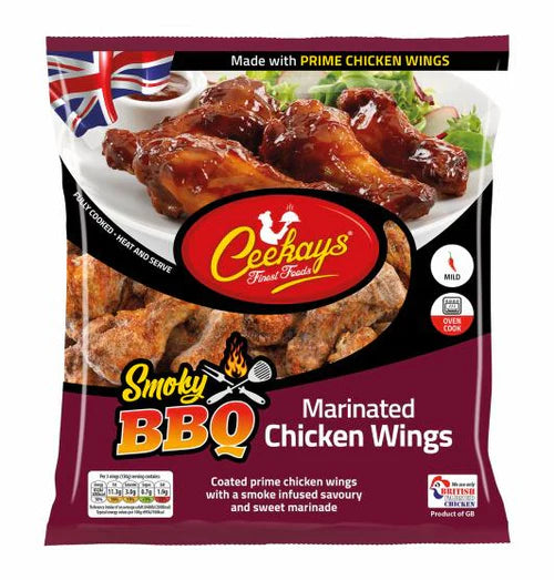 Ceekays Smoky BBQ Marinated Chicken Wings 600g