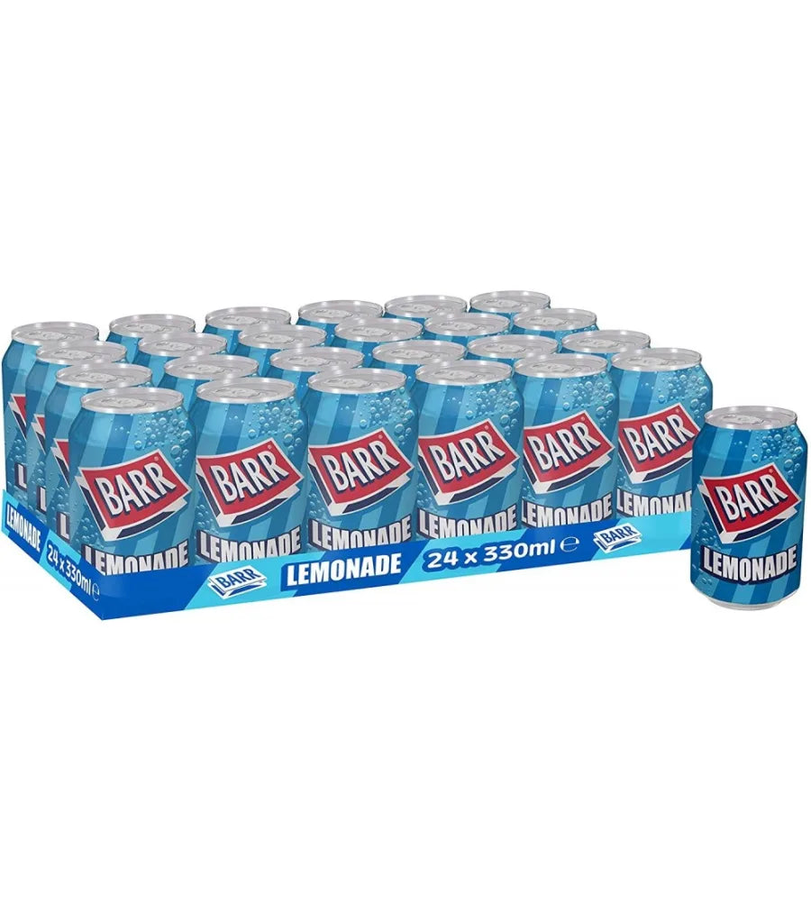 Barr Lemonade Can Case 24x330ml