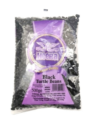 Heera Black Turtle Beans 500g - DesiMe