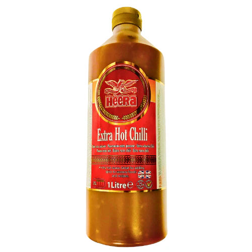 Heera Extra Hot Chilli Sauce 1L - DesiMe