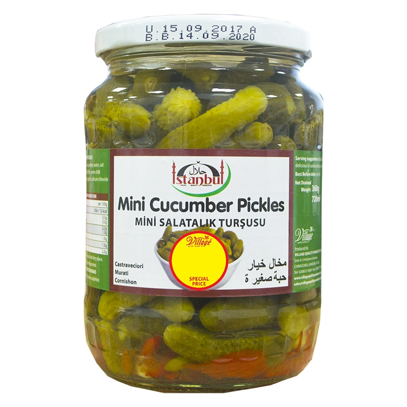 Istanbul Mini Cucumber Pickles 720ml