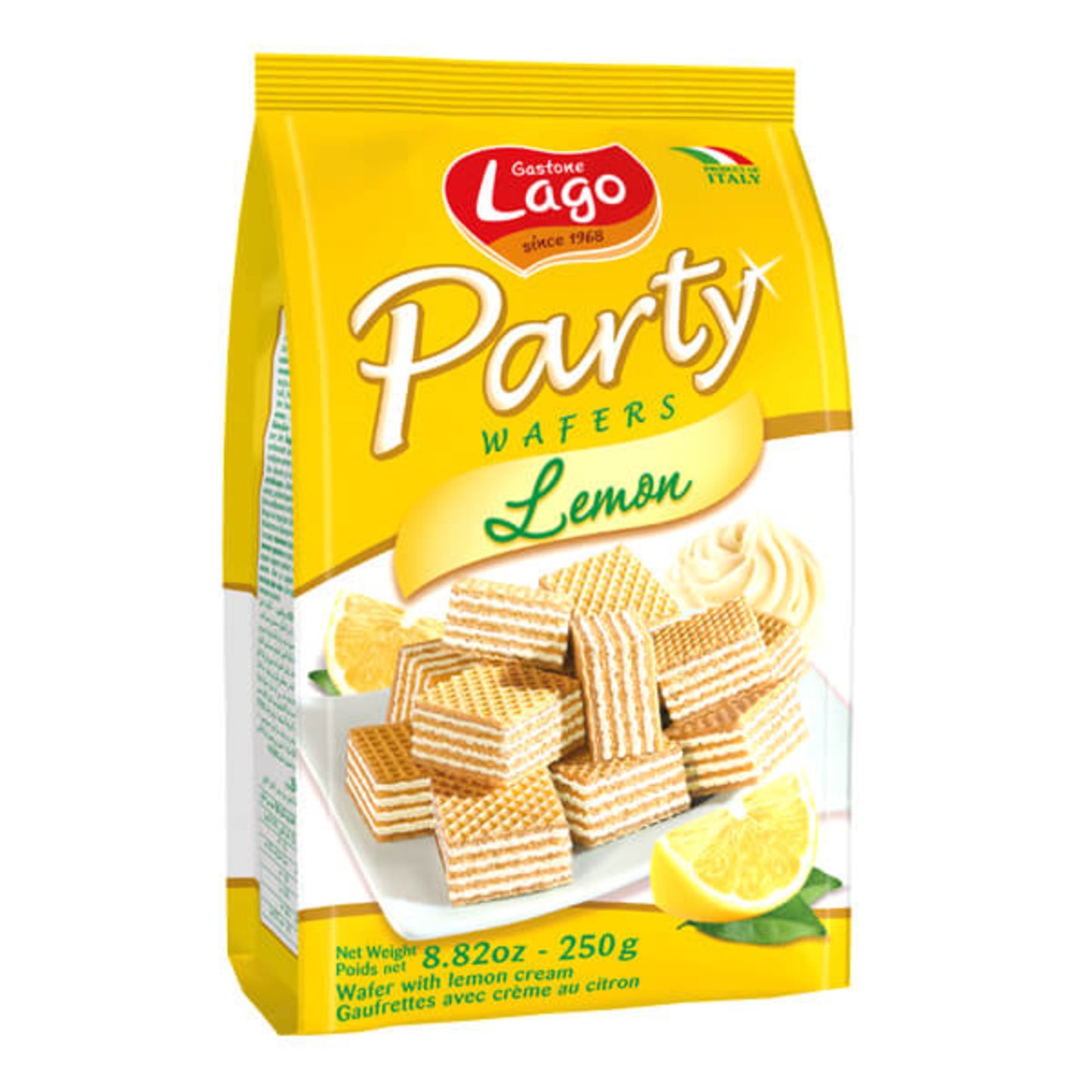 Lago Party Wafers Lemon 250g