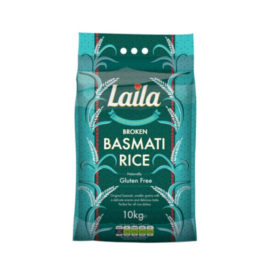 Laila Broken Basmati Rice 10kg - DesiMe