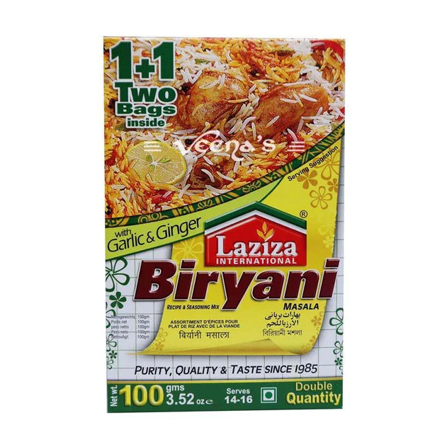 Laziza Biryani Masala 100g - DesiMe