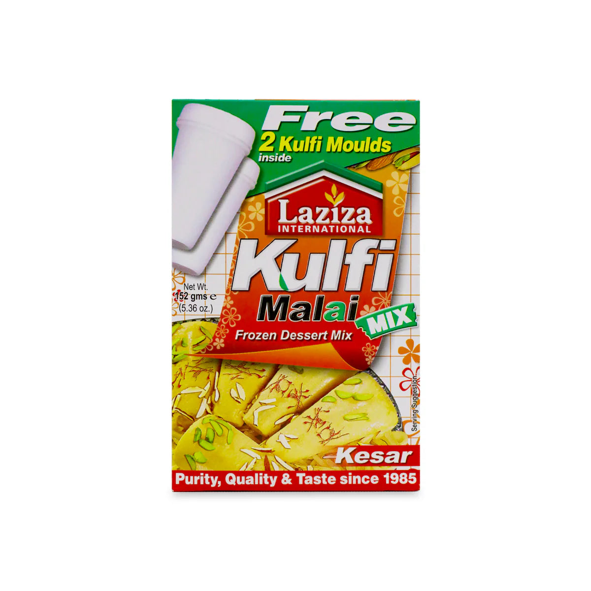 Laziza Kulfi Malai Kesar Mix 152g