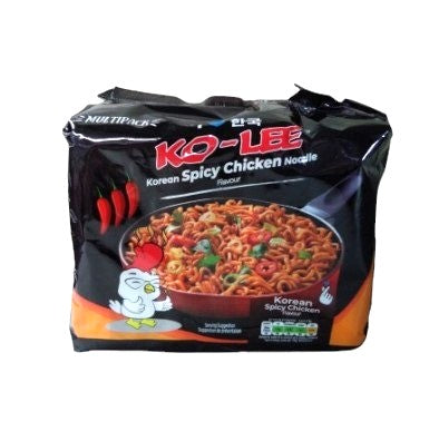 Ko-Lee Korean Spicy Chicken Flavour Noodles 5 Pack