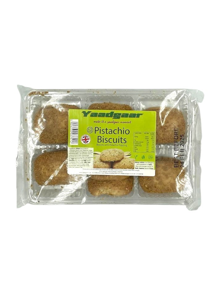 Yaadgaar 12 Pistachio Biscuits 200g - DesiMe