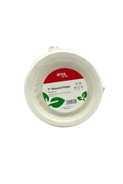 Riya 7" Round Plates 100s