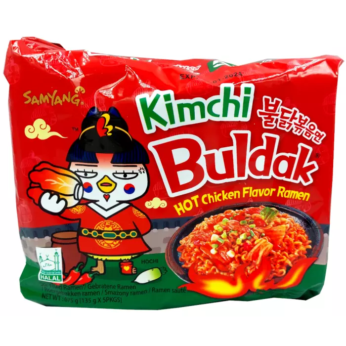 Samyang Kimchi Buldak Hot Chicken Flavour Ramen Noodles 1 Pack