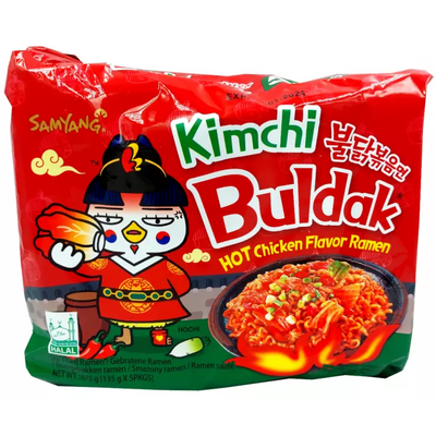 Samyang Kimchi Buldak Hot Chicken Flavour Ramen Noodles 1 Pack