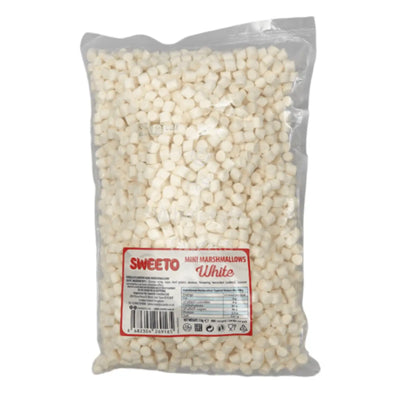 Sweeto Marshmallows Bulk Mini White (1kg)