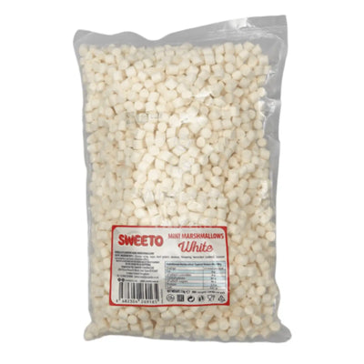 Sweeto Marshmallows Bulk Mini White (1kg) - DesiMe