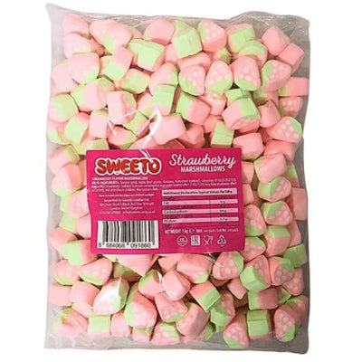 Sweeto Marshmallows Bulk Strawberry (1kg) - DesiMe