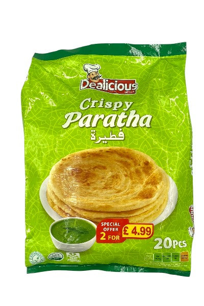 Dealicious Mealz Crispy Paratha 20pk