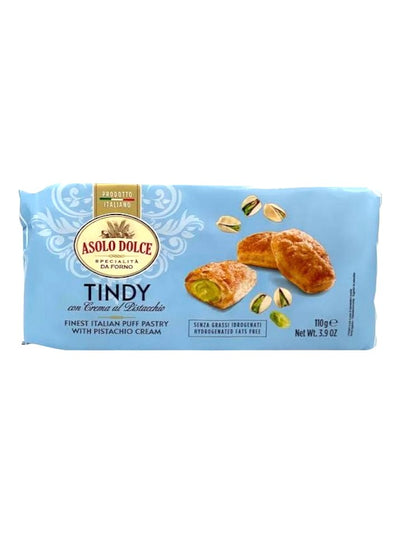 Asolo Dolce Tindy Puff Pastry with Pistachio Cream 110g