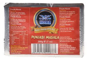 Heera Mini Pappadums Punjabi Masala 200g