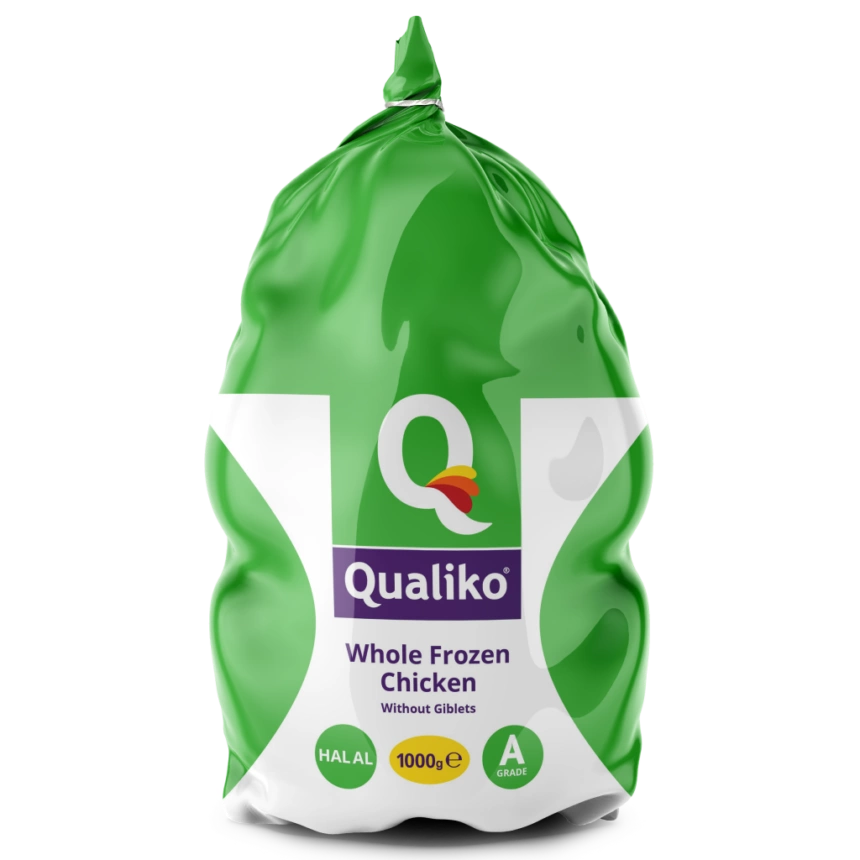 Qualiko Halal Whole Chicken (Frozen) 1kg