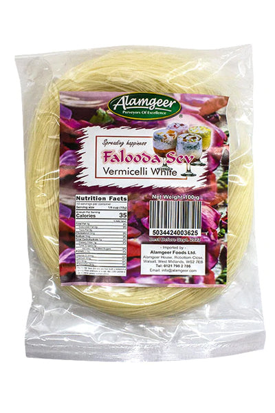 Alamgeer Falooda Sev (White) 100g - DesiMe