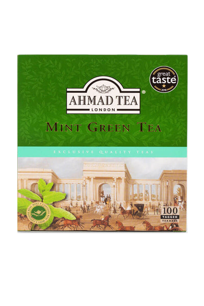 Ahmad Mint Green Tea 100 Bags 200g