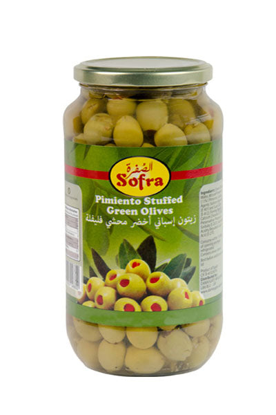 Sofra Pimiento Stuffed Green Olives 935g